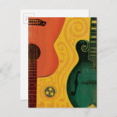 Nashville, TN - Mandolin Guitar Postkarte (Vorne/Hinten)