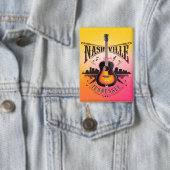 Nashville, TN - Music City USA Button (Insitu)