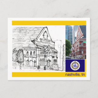 Nashville TN: Postcard Postkarte