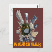 NASHVILLE TN POSTKARTE (Vorne/Hinten)