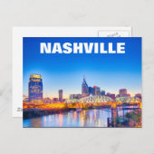 NASHVILLE TN POSTKARTE (Vorne/Hinten)