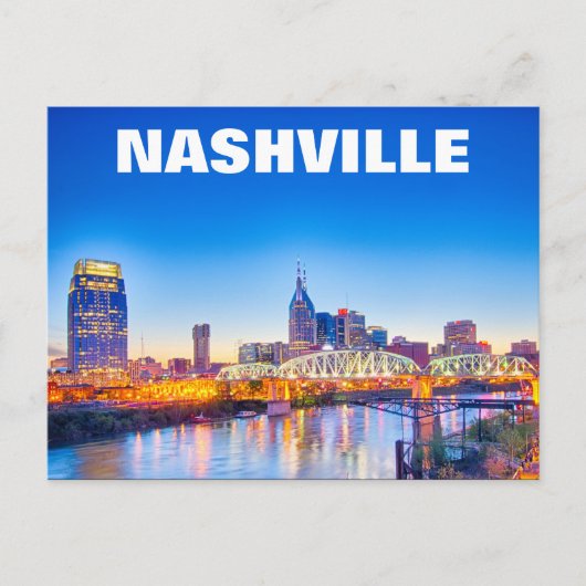 NASHVILLE TN POSTKARTE (Vorderseite)