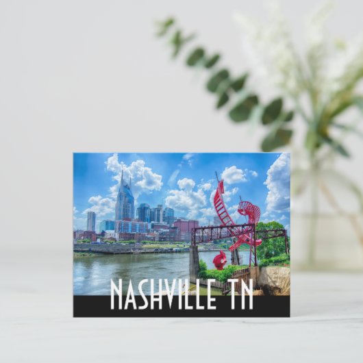 NASHVILLE TN POSTKARTE (Stehend Vorderseite)