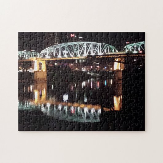 Nashville, TN - Shelby Straßen-Fußgängerbrücke Puzzle (Horizontal)