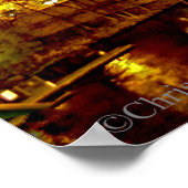 Nashville, TN Skyline Poster (Ecke)