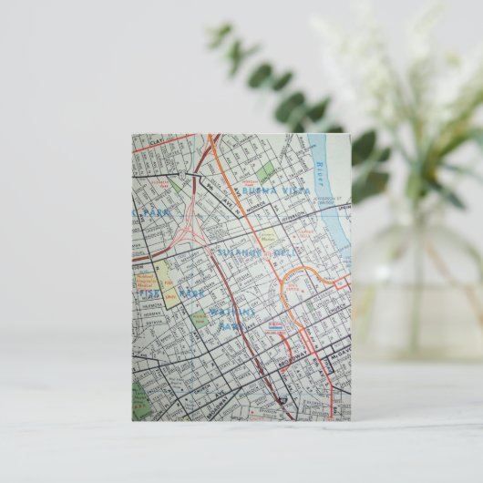 NASHVILLE, TN Vintage Karte Postkarte (Stehend Vorderseite)