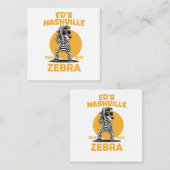Nashville Tour 2025 Zebra Vibes Ed Music Design Begleitkarte (Vorne/Hinten)