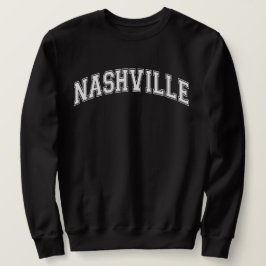 NASHVILLE University Style Sweater America Uni Sweatshirt