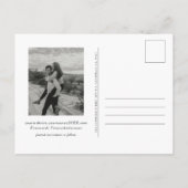 Nashville Wedding Save the Date Postcard Postkarte (Rückseite)