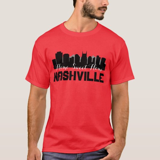 Nashville-Zuhause-süßer Zuhause-T - Shirt (Vorderseite)