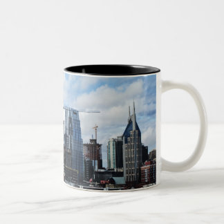 Nashvilleskyline-Tasse Zweifarbige Tasse