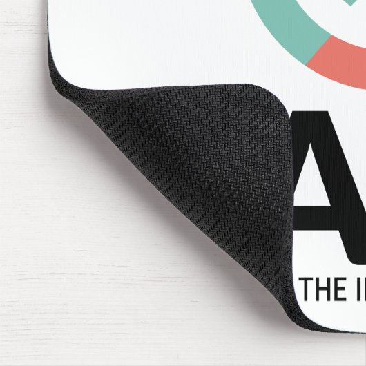 NASIG Logo weiß Mousepad (Ecke)