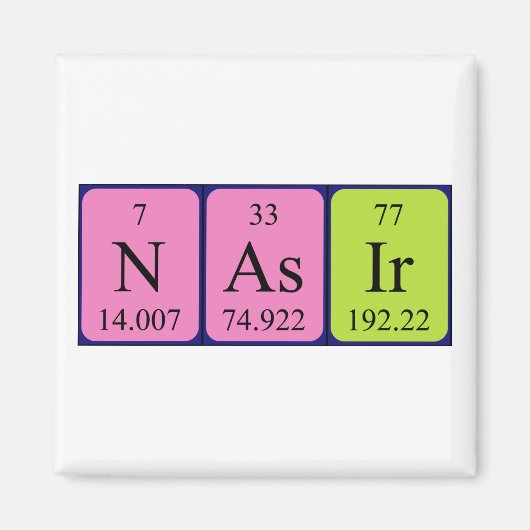 Nasir Periodenmagnet Magnet (Vorne)