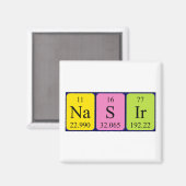 Nasir Periodenmagnet Magnet (Vorderseite/Rückseite)