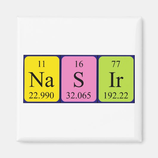 Nasir Periodenmagnet Magnet (Vorne)
