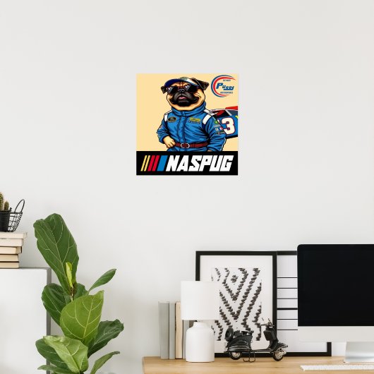 NASPUG Richard Puggy Poster (Heimbüro)