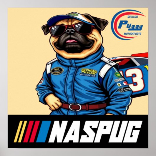 NASPUG Richard Puggy Poster (Vorne)