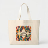 Nasrin | Große Baumwolltasche Jumbo Stoffbeutel (Vorne)