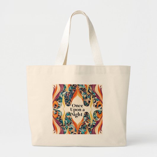 Nasrin | Große Baumwolltasche Jumbo Stoffbeutel (Vorne)