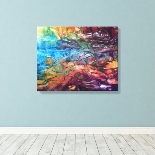 Nass 022 leinwanddruck (Insitu (Holzboden))