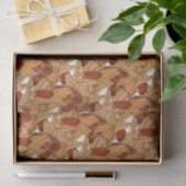 Nass Autumn Leaves Seidenpapier (Geschenk)