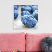 Nass Blueberry Leinwanddruck (Insitu (Wohnzimmer))