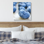 Nass Blueberry Leinwanddruck (Insitu (Schlafzimmer))