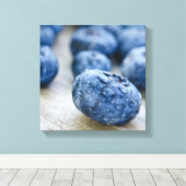 Nass Blueberry Leinwanddruck (Insitu (Holzboden))