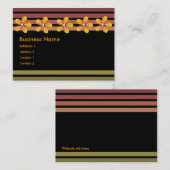 Nass Boden Riech Chubby Business Cards Visitenkarte (Vorne/Hinten)