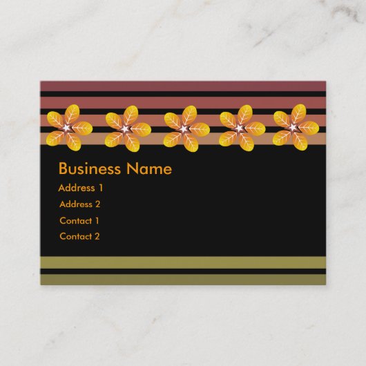 Nass Boden Riech Chubby Business Cards Visitenkarte (Vorderseite)