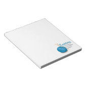 Nass...Es sitzt für kreative Leute. Notizblock (angewinkelt)