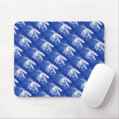 "Nass Fly Blue - gekocht" Classic Trout Fly Mousep Mousepad (Mit Mouse)