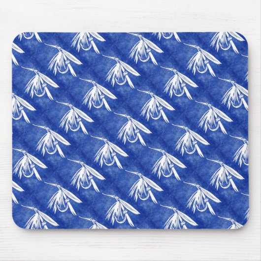 "Nass Fly Blue - gekocht" Classic Trout Fly Mousep Mousepad (Vorne)