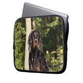 Nass Gordon Setter Notebook-Computer-Sieb Laptopschutzhülle (Vorderseite Links)