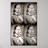 NASS PLATE 4 Frame WILD BILL HICKOK Poster (Vorne)