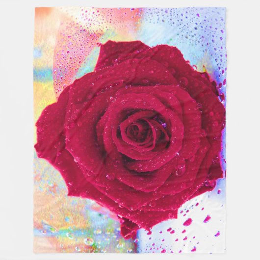 NASS ROSE FLEECEDECKE (Vorderseite)