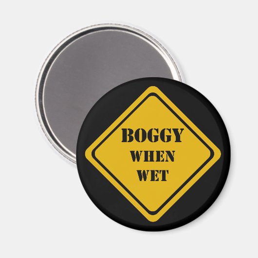 nass, schwindlig magnet (Vorderseite/Rückseite)