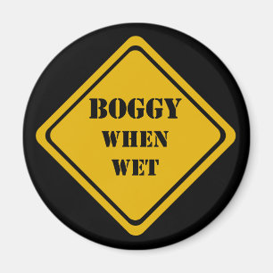 nass, schwindlig magnet