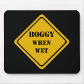 nass, schwindlig mousepad (Vorne)