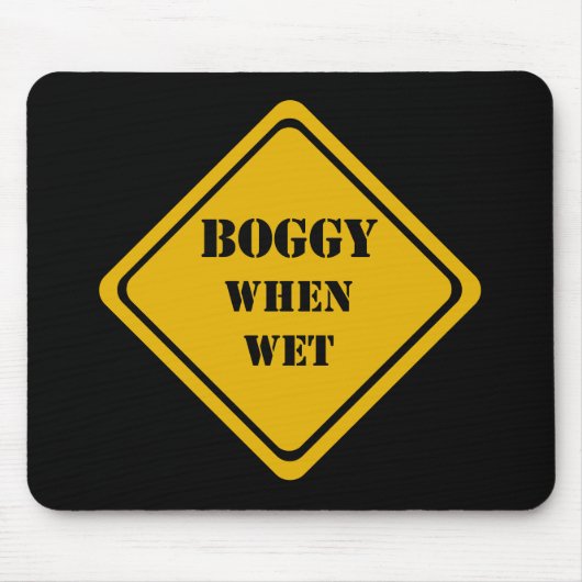 nass, schwindlig mousepad (Vorne)