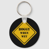 nass, schwindlig schlüsselanhänger (Vorderseite)