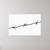 Nass-Stacheldraht. Kriegstropen Leinwanddruck (Vorderseite)