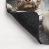 Nass Tiger Cubs Maus Pad Mousepad (Ecke)