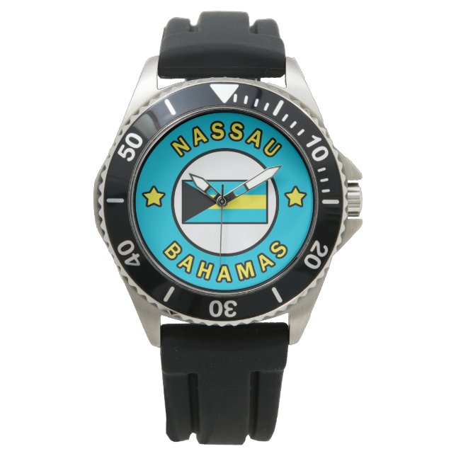 Nassau Bahamas Armbanduhr (Vorderseite)