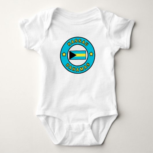 Nassau Bahamas Baby Strampler (Vorderseite)
