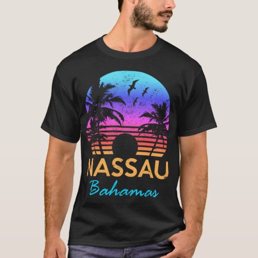 Nassau Bahamas Beachrip Summer S friend T-Shirt (Vorderseite)