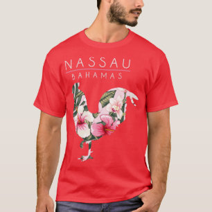 Nassau Bahamas Blume Hibiskus Hühnchen Lover Souve T-Shirt