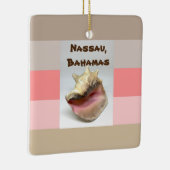 Nassau, Bahamas-Conch-Muschel Keramikornament (Rechts)