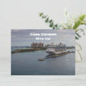 Nassau, Bahamas Einladung (Stehend Vorderseite)