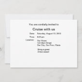 Nassau, Bahamas Einladung (Rückseite)